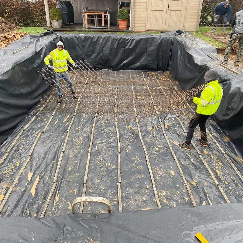 Terrassement du terrain avant construction