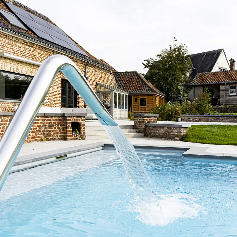 Piscine de Chaumont-Gistoux, terrasse